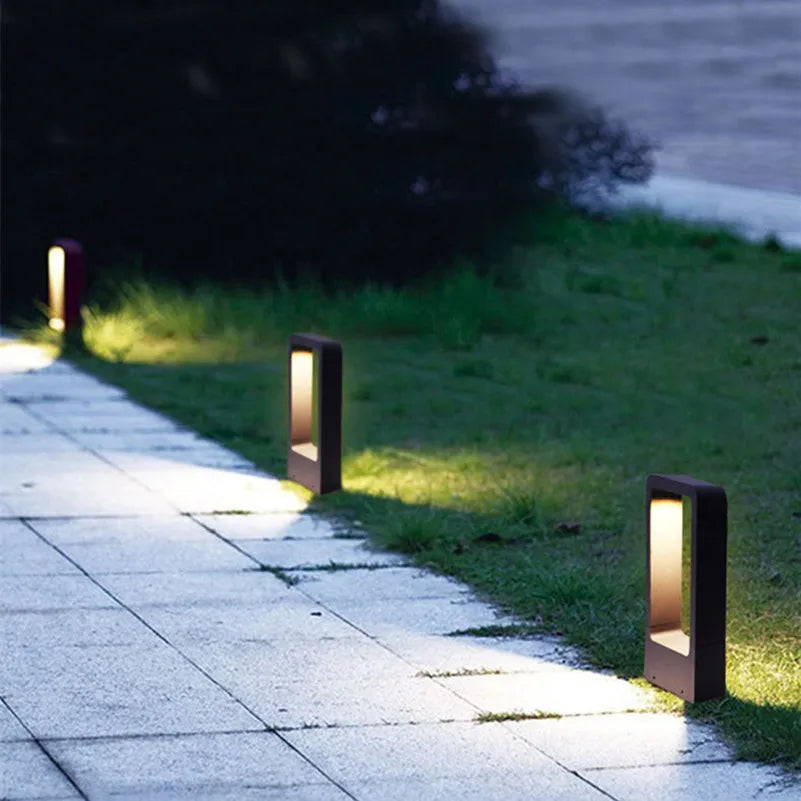 ArcLume Modern LED Bollard Outdoor Lights
