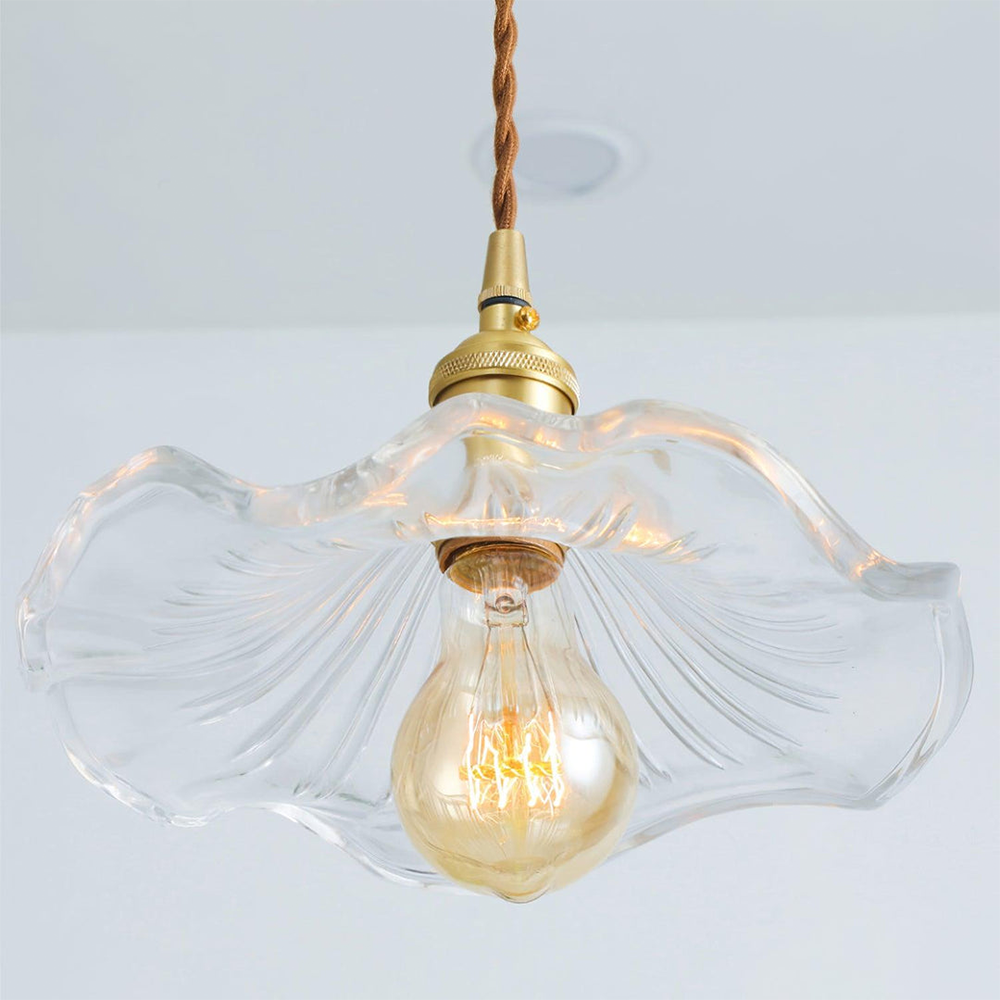 FloraGlow Hibiscus Pendant Light