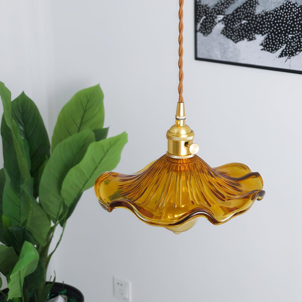FloraGlow Hibiscus Pendant Light