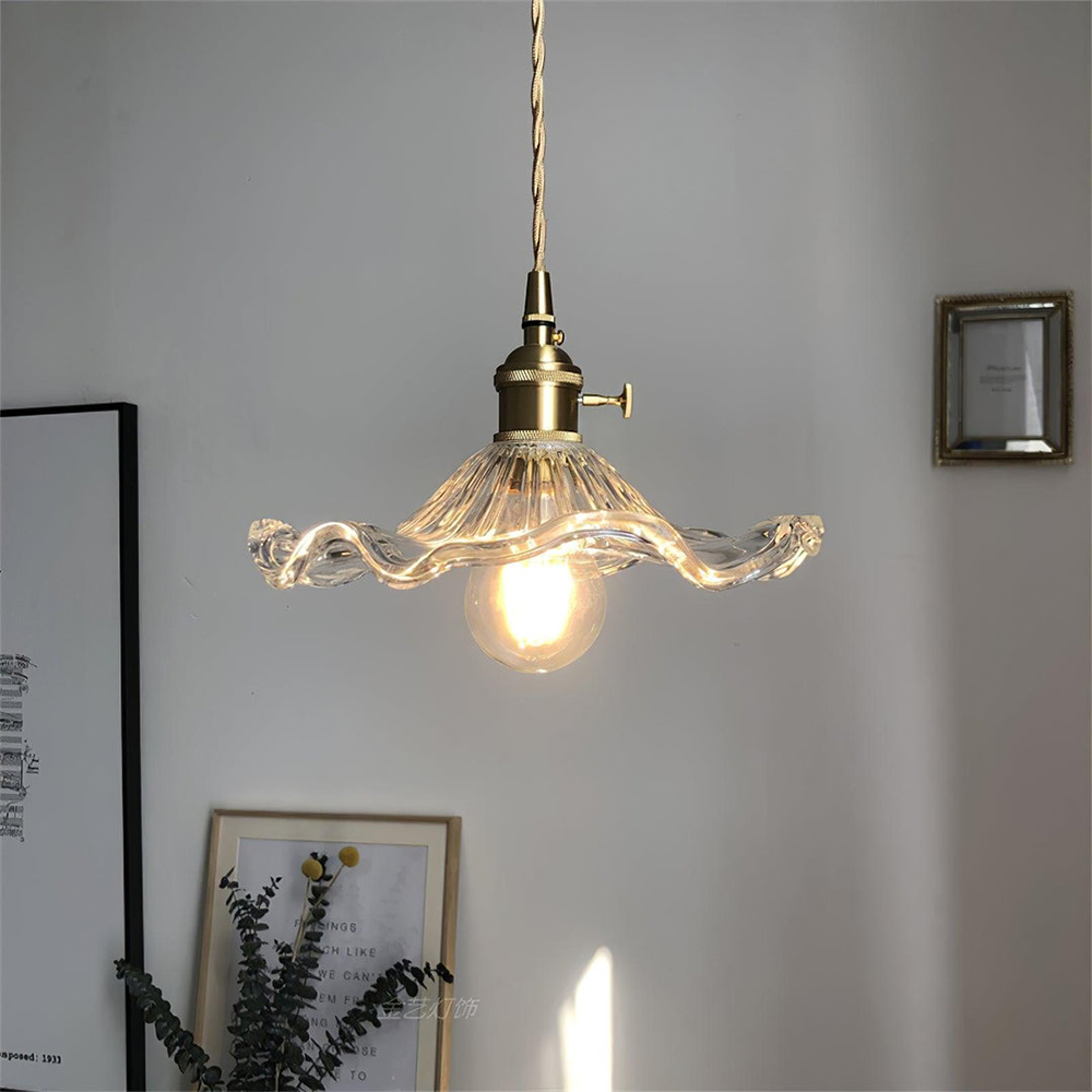 FloraGlow Hibiscus Pendant Light