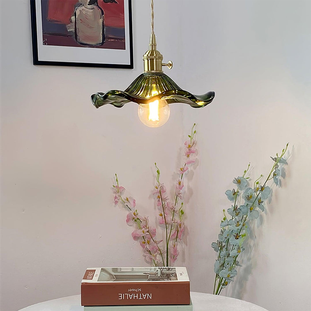 FloraGlow Hibiscus Pendant Light